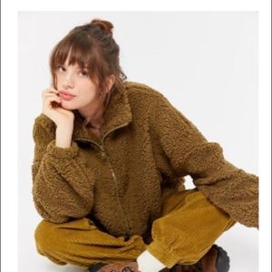 Urban Outfitters fuzzy teddy jacket